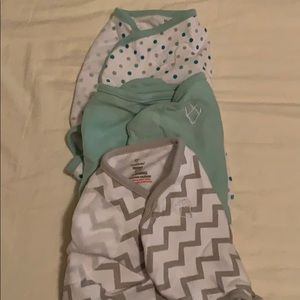 3 Pack Swaddle Me SM/MED
